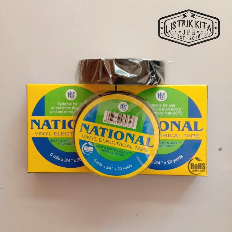 

Isolasi Listrik Hitam Merk National