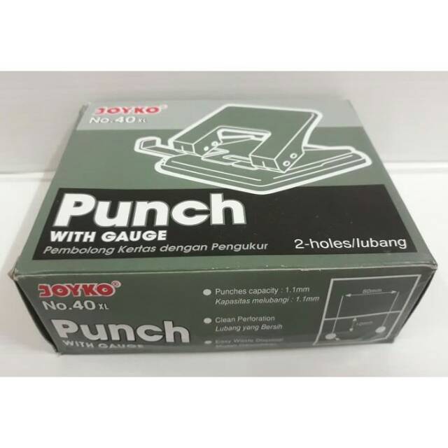 

Punch Hole Pembolong Kertas Joyko No 40XL