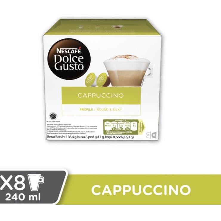 

Grosir 8AIZ0 Nescafe Dolce Gusto Cappuccino - Capsule 47 Ready Stock