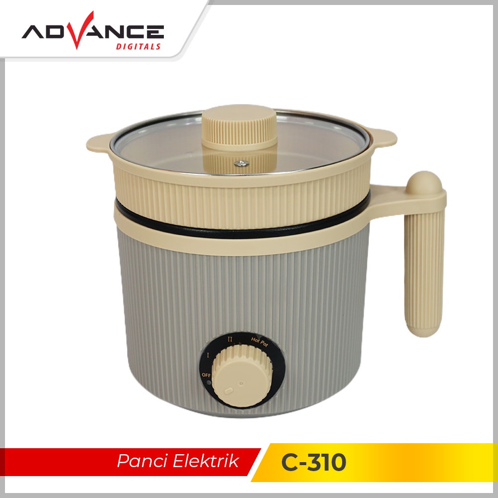 Advance C310 Panci Listrik Elektrik Multifungsi Warmer Steamer Cooker 18CM Garansi 1 Tahun