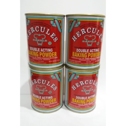 

Baking Powder Hercules Double Acting kemasan kaleng 110gr