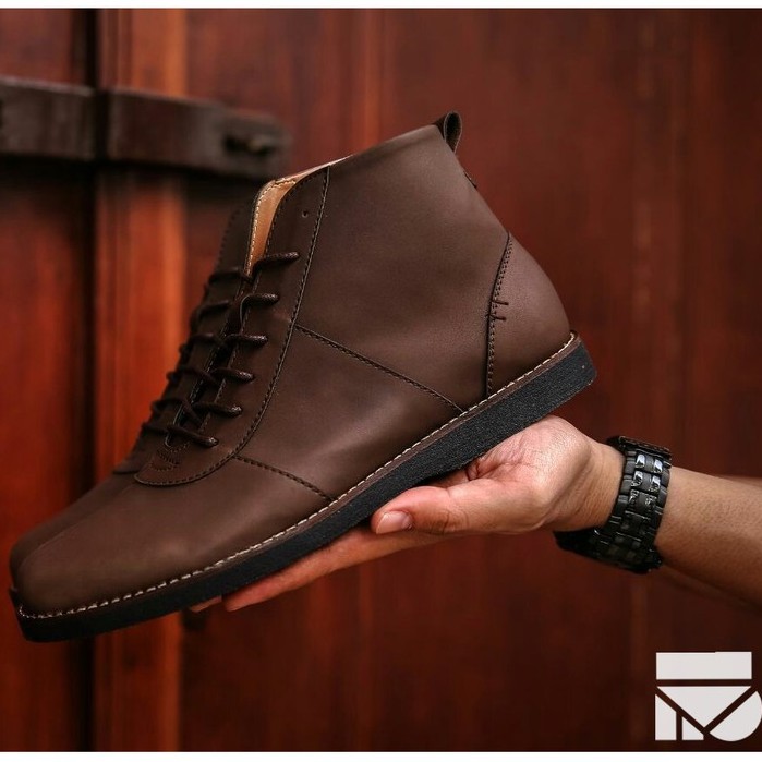 Alpha Dark Brown | Sepatu Vintage Klasik Sporty Pria/Cowok/Men - Boots - Original Footwear | FORIND x FSTP