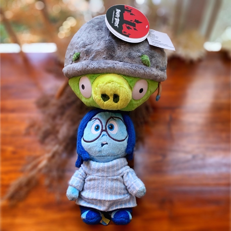 TAKE ALL boneka angry birds dan disney sadness preloved like new original ori