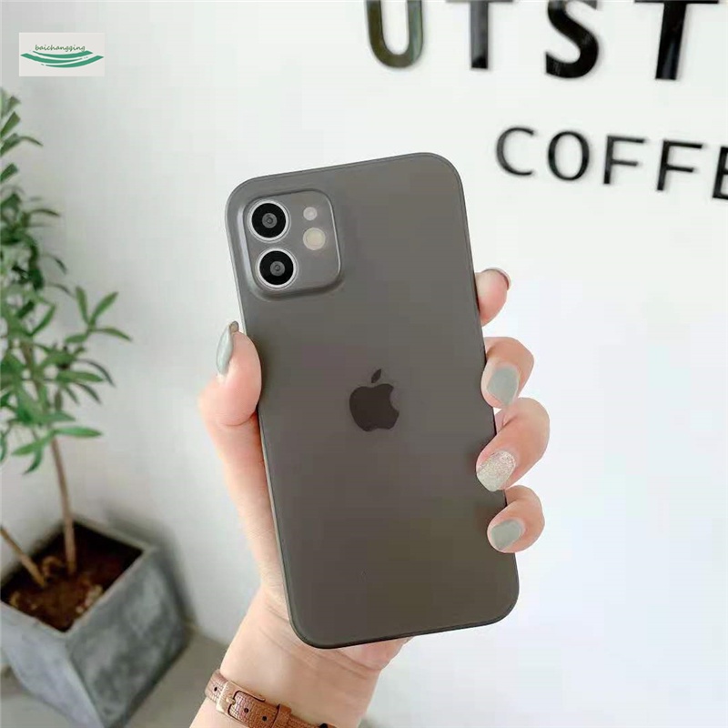 Soft Case Bahan Pp Matte Transparan Ultra Tipis Untuk Iphone 12 11 Pro Max 7 8 Plus Xr X Xsmax