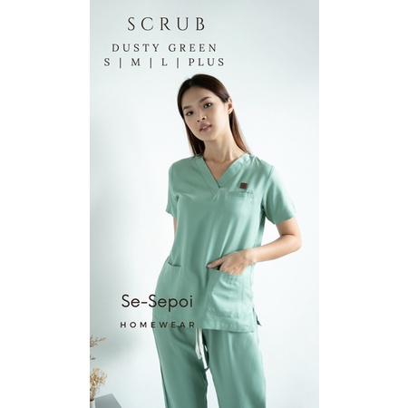 Sesepoi Scrub Set / Baju Dokter / Baju Perawat / Baju Jaga / Baju OK / Baju OKA