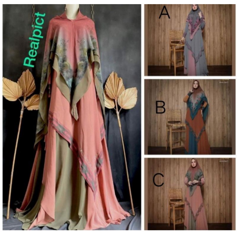 EVOLET SYARI BY WWIEK MUSLIMAH(READY)untuk memastikn stok masih ada chat ke admin