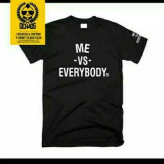 Kaos baju sablon custom vs everybody Shopee Indonesia