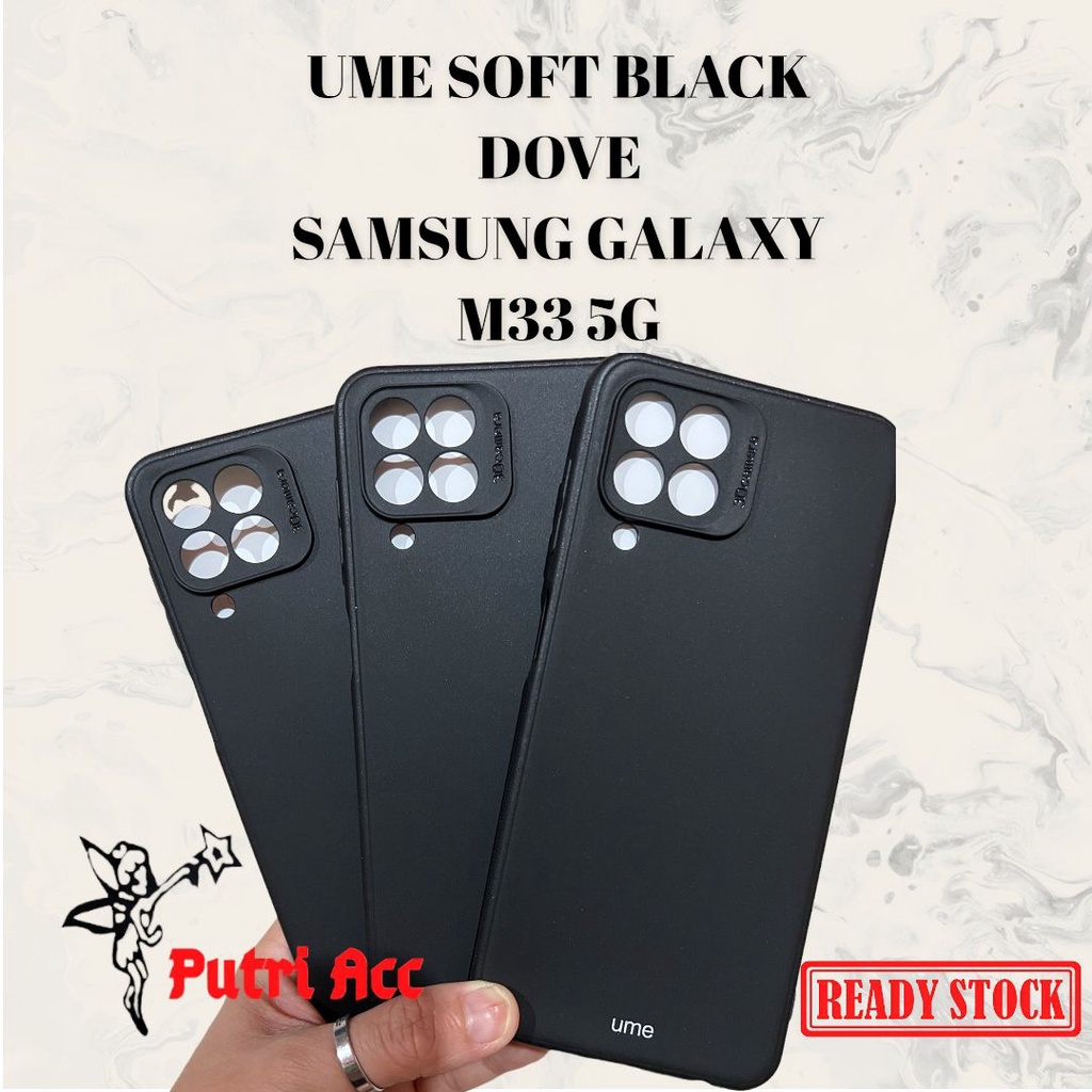 SAMSUNG GALAXY M33 5G SOFTCASE SILIKON UME BLACK DOVE PROTECTION SAMSUNG GALAXY M33 5G