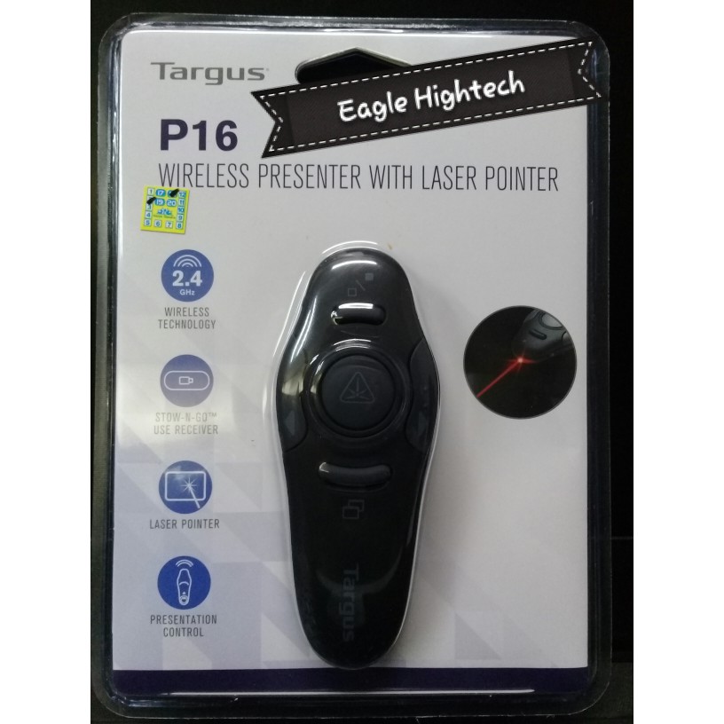 Targus Amp16 Presenter With Laser Pointer Wireless Limited