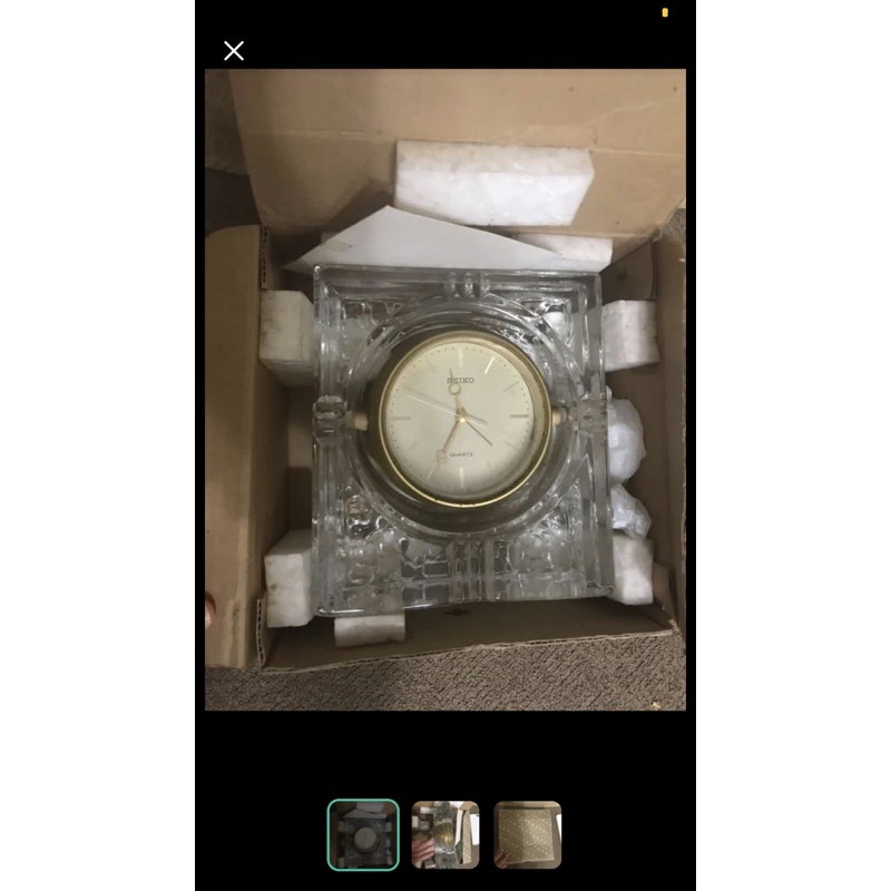 jam meja seiko kotak