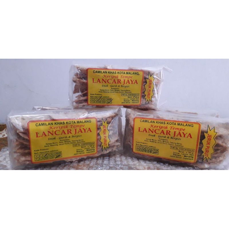 KRIPIK TEMPE LANCAR JAYA MALANG RASA ORIGINAL