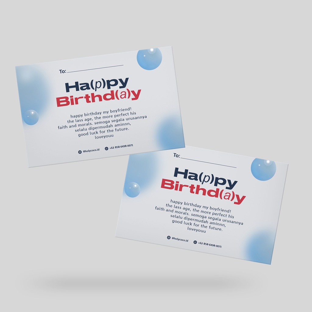 

GIFT CARD / BIRTHDAY CARD | Kartu ucapan, Greeting Card