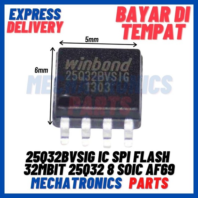 [ICS-9015] 25Q32BVSIG 25Q32BVSIG IC SPI FLASH 32MBIT 25Q32 8 SOIC AF69