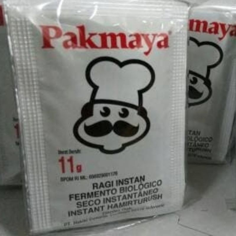 

pakmaya ragi instant kemasan sachet