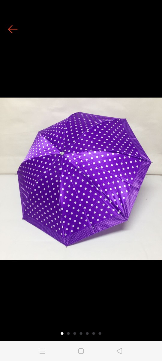 Jktumbrela - Payung Lipat 3 Polkadot Satin - 999