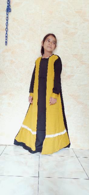 Gamis anak tanggung sabiyan diskon ..75000-65000