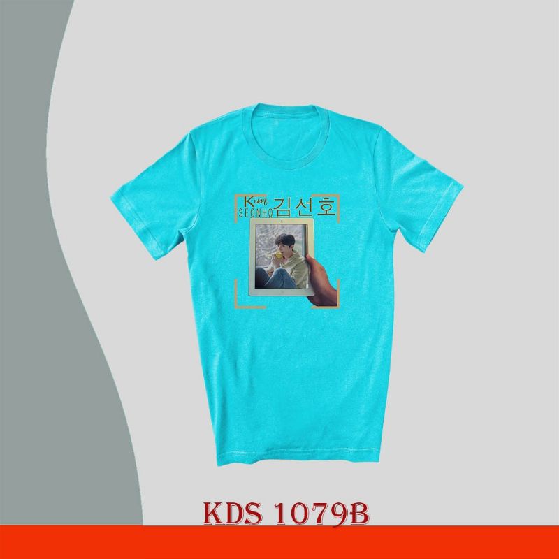 FREE GANTUNGAN KUNCI!!KAOS KIM SEON HO BINGKAI/KAOS KATUN KIM SEON HO