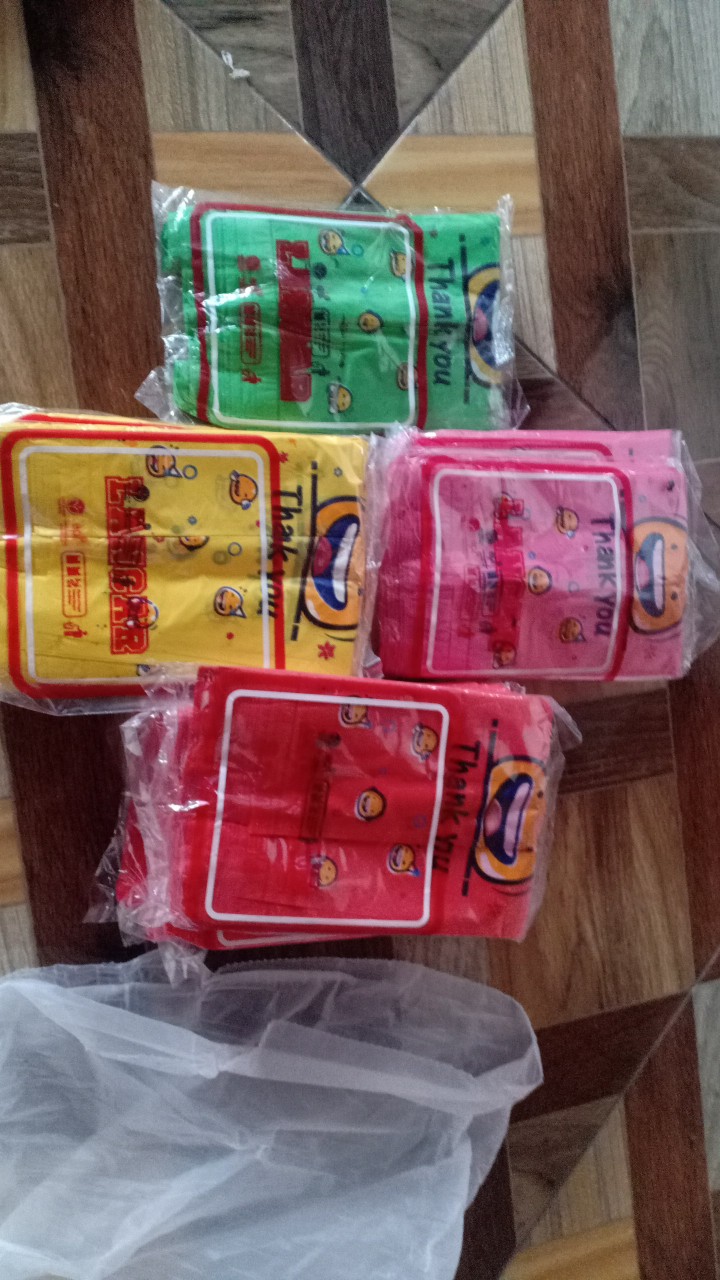 3 Pak (3 X 1 Pack) Kantong Plastik / Kresek Smile Minuman / Pop Ice / Hd Oz