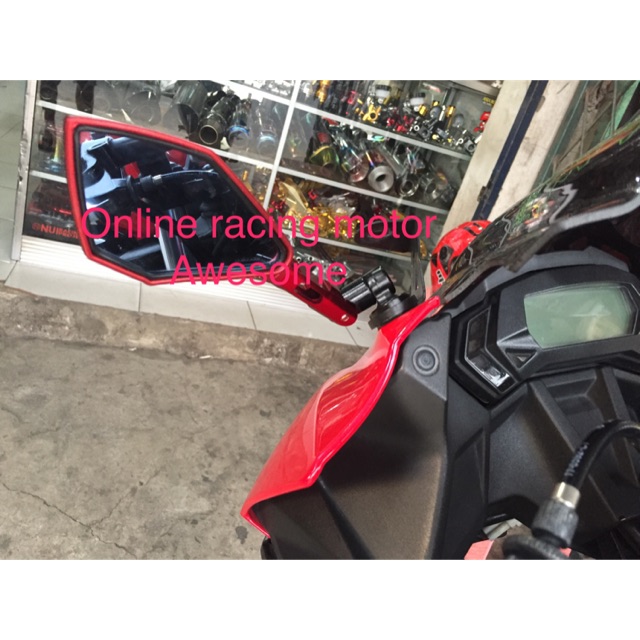 Spion tomok variasi cnc rr mono ninja250fi karbu 250z cb cbr gsx xabre byson vixion r15 semua motor