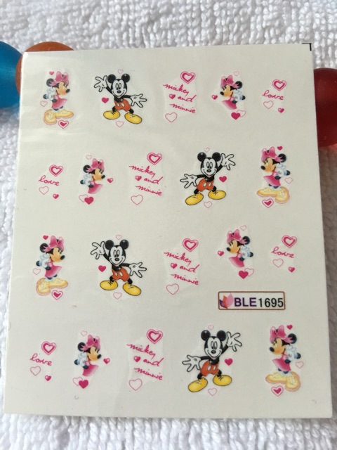 Minnie N Mickey Stiker Kuku/Stiker Kutek