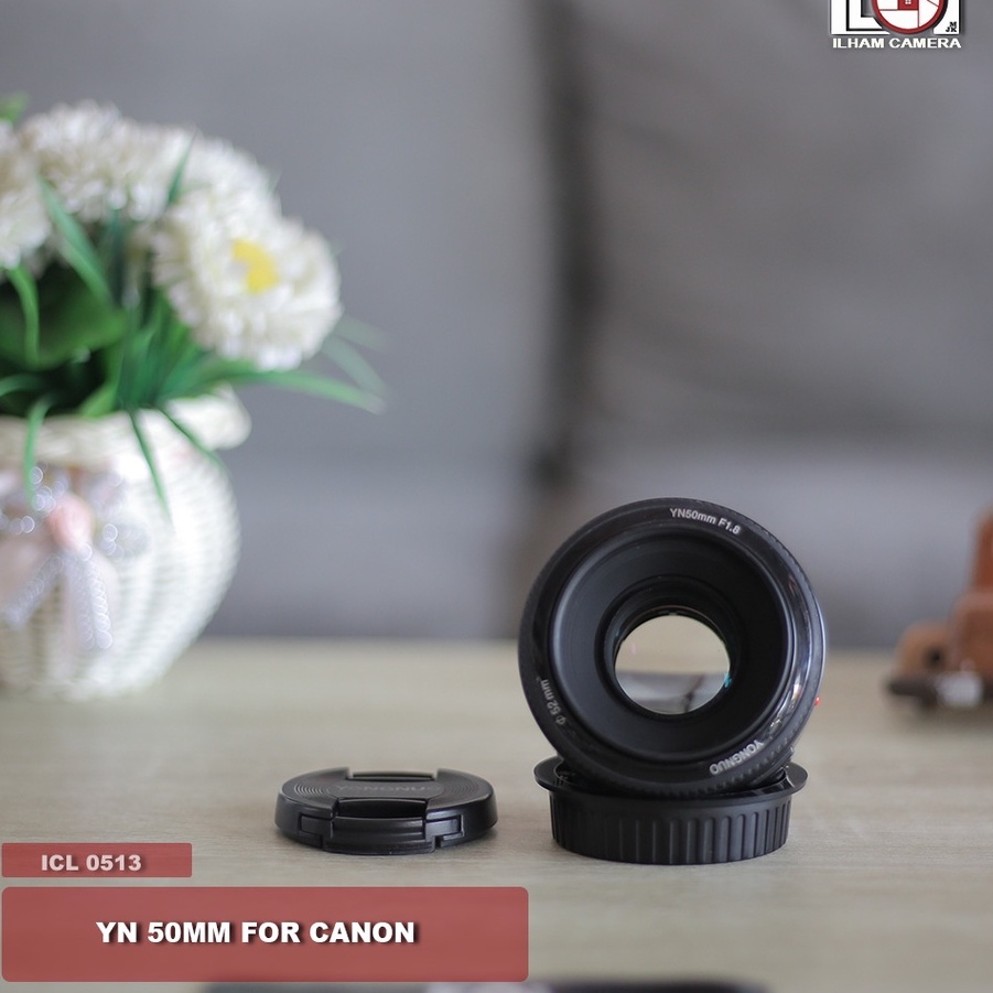 YONGNUO 50MM F1.8 FOR CANON LENSA FIX BOKEH MURAH