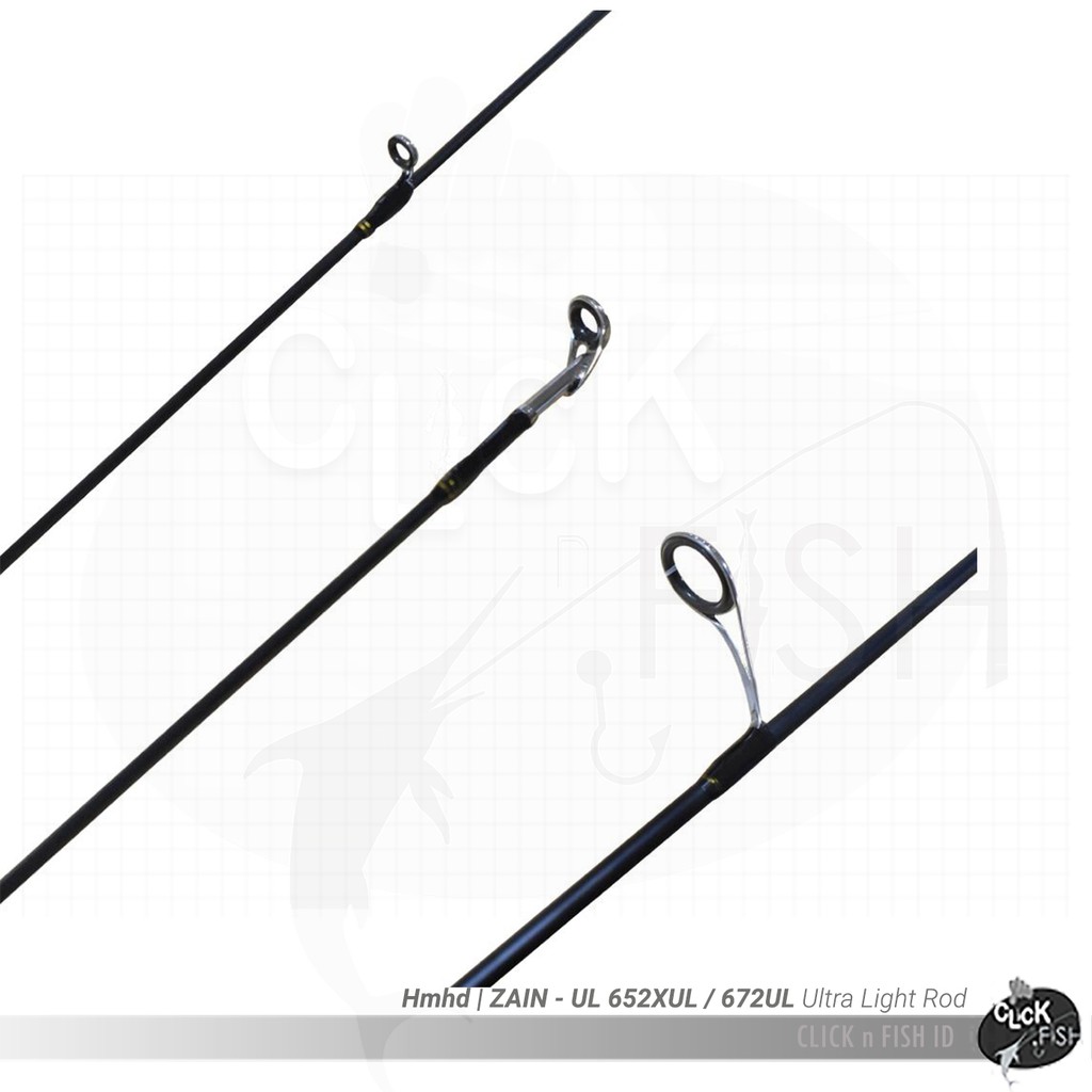 Ujung Joran Hammer Head ZAIN UL 652 XUL / 672UL FUJI 1-4 LB / 2-6LB Ultralight Spin Part  Tip ORI Sb