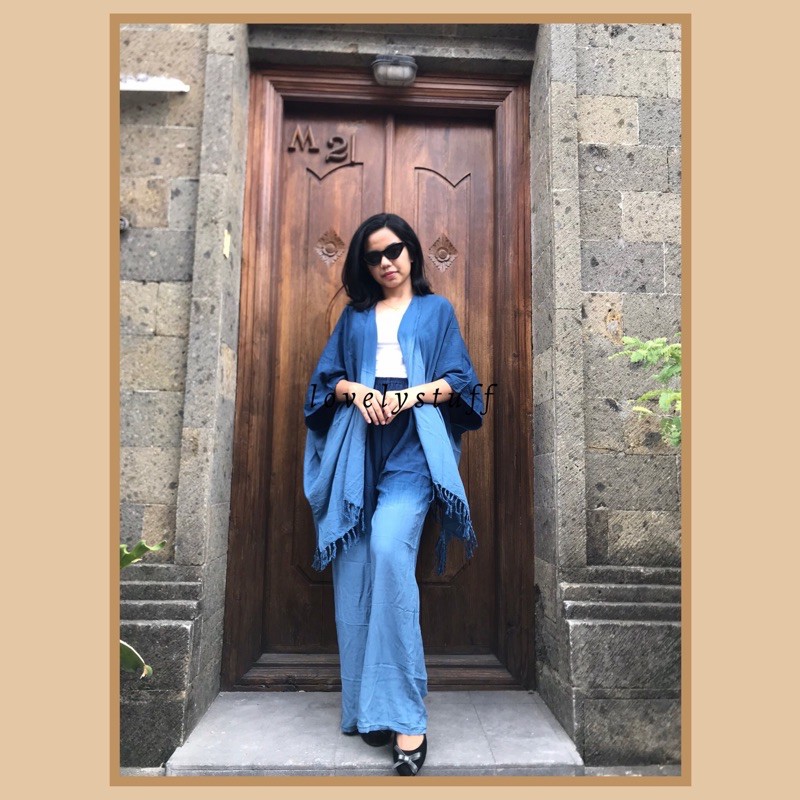 ONESET CARDIGAN TIE DYE GRADASI