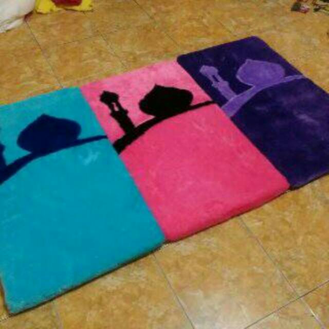 Sajadah anak/sajadah bulu laspur