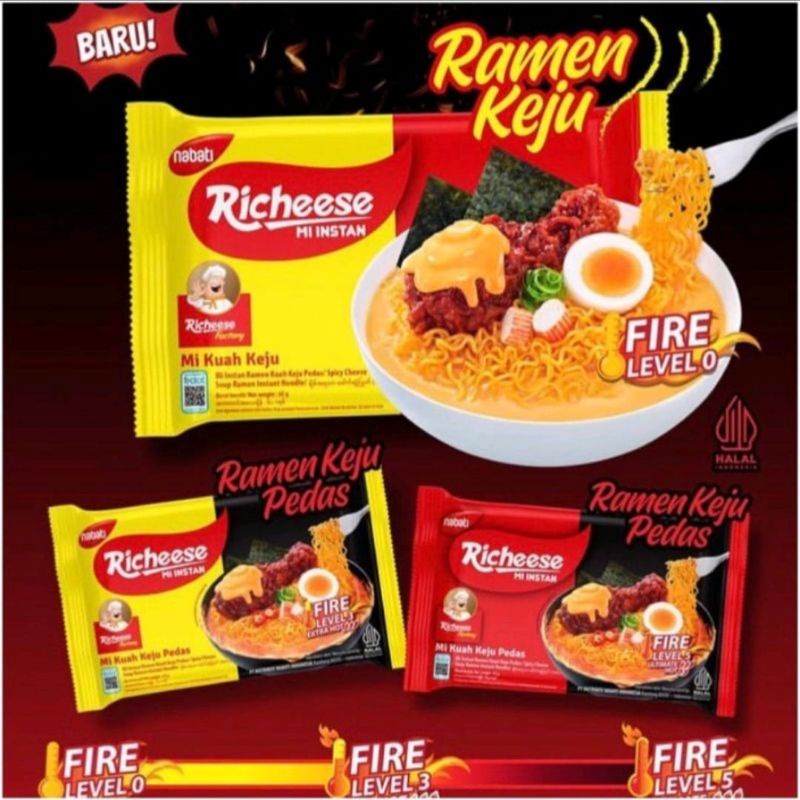 

Mie Goreng Richeese Level 0-3 || Richeese Level Pedas || Richeese Ramen Kuah || Mie Pedas