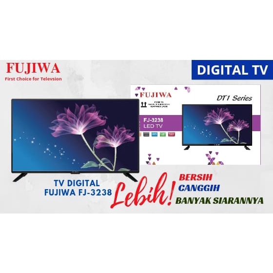 FUJIWA TV LED Digital 32 Inch FJ 3238 - Garansi 1 Tahun