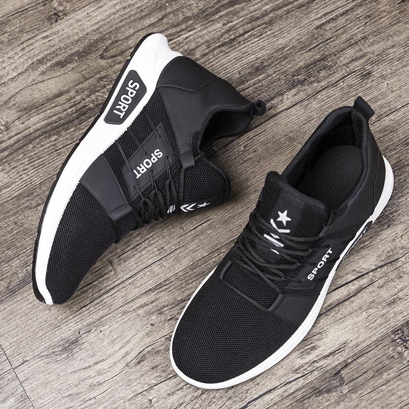 Sepatu Sneakers Pria Kasual Import r13 Sepatu Olahraga dan Santai Import Pria - Hitam