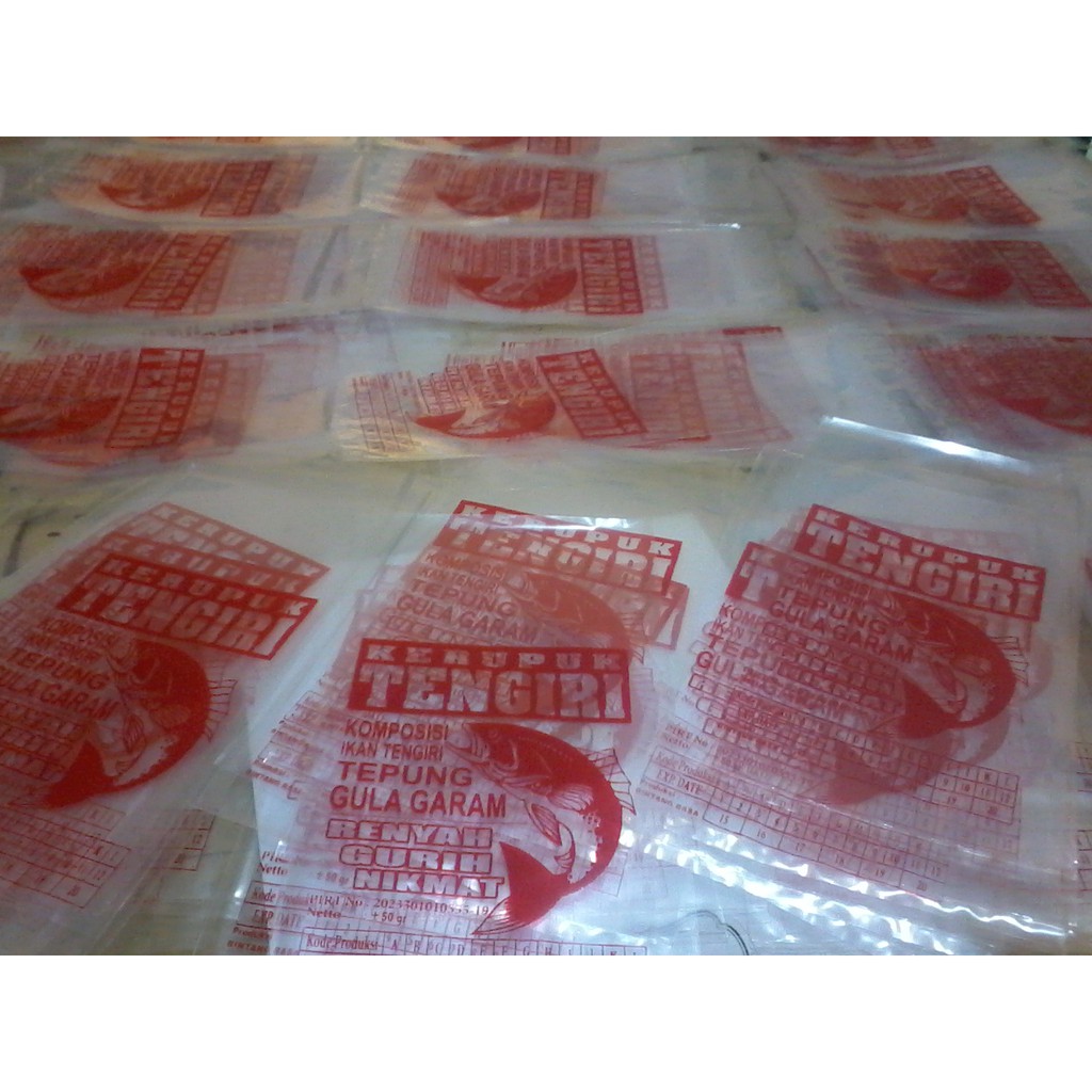CETAK SABLON PLASTIK KILOAN PP 7X9[0.5 ons] 9X17[1 ons] 11X22[0.5kg] 14X27[1kg] 18x25 [1,5kg] 20X30[