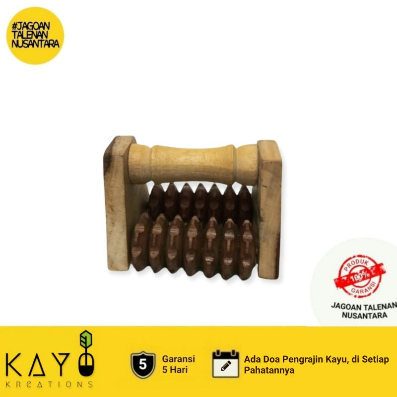 Alat Pijat Kayu Segitiga Roll Punggung / Alat Pijat Refleksi Kayu