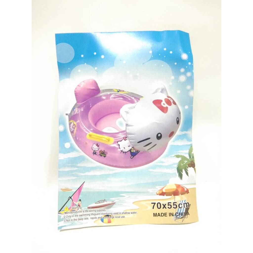 Ban Renang Pelampung Anak Hello Kitty - Boat Kitty - XY814