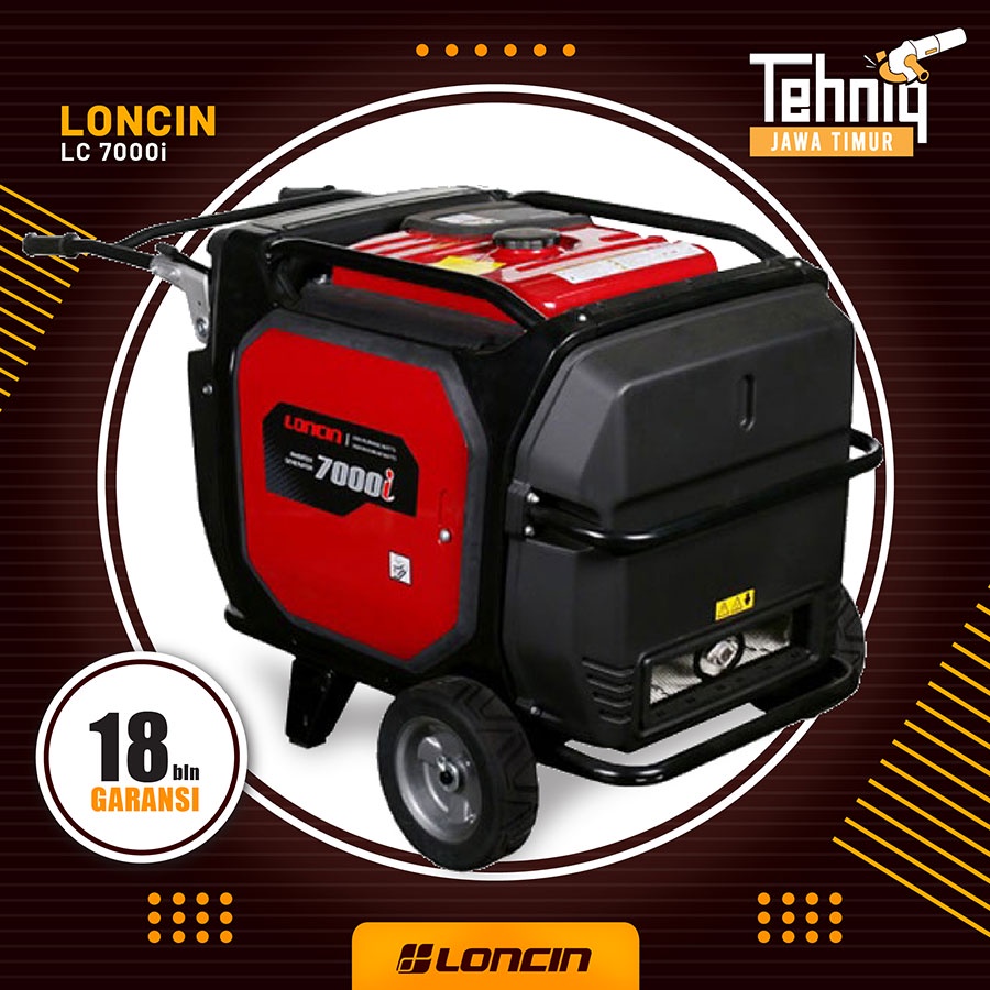 Generator Genset Listrik LONCIN LC 7000i Series 7500 Watt Digital Inverter