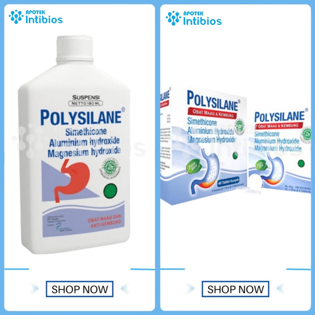 Polysilane Syrup / Polysilane Tablet Kunyah (Chew)