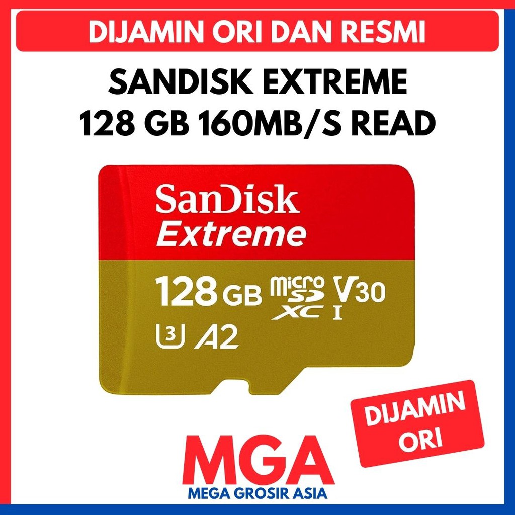 SANDISK EXTREME 128GB MICROSD CARD
