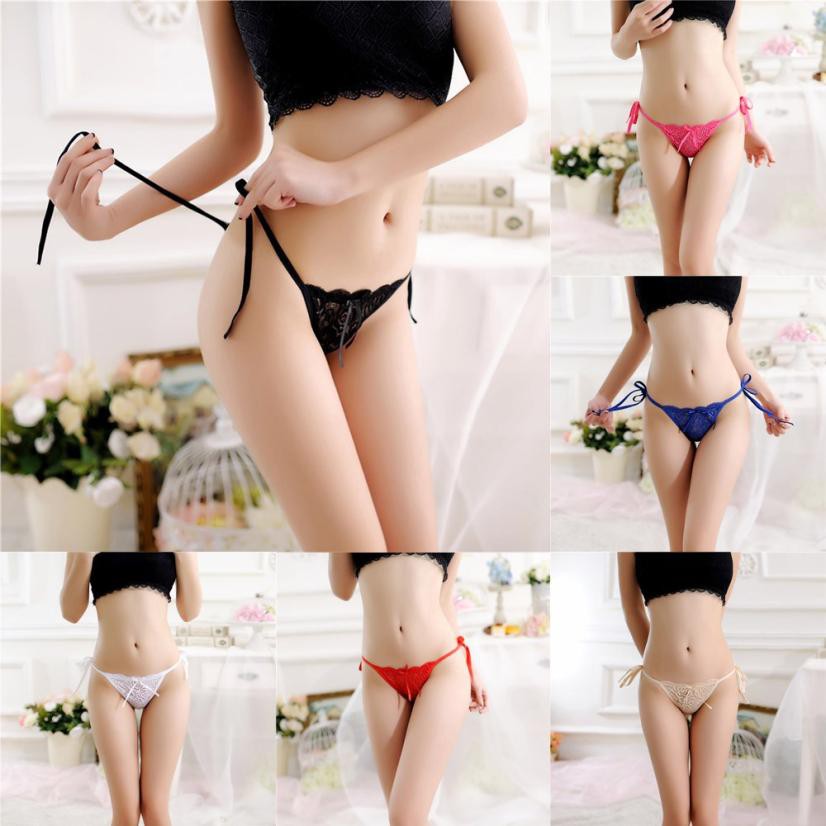 Celana Panties Thongs Gstring Lingerie Underwear Seksi Renda size S XL