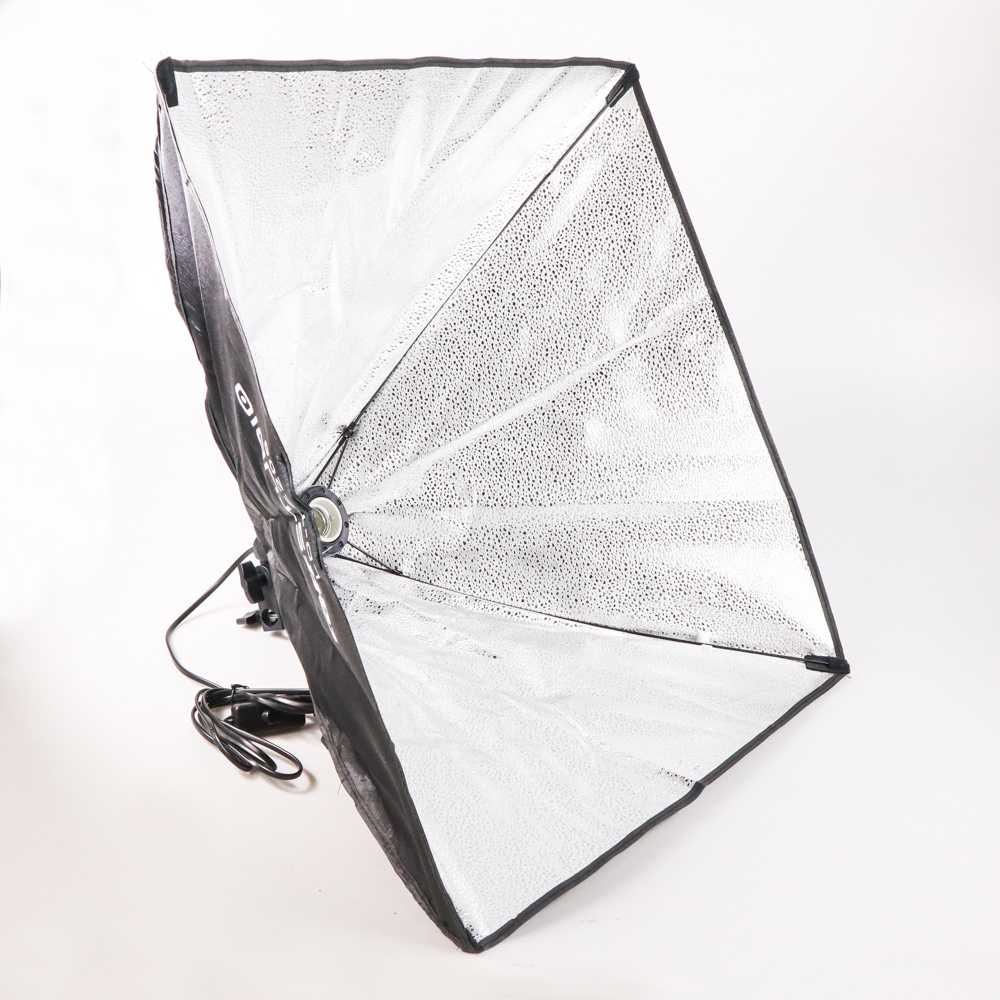 TaffSTUDIO Payung Softbox Reflektor 60x60cm E27 Single Socket LD-TZ206