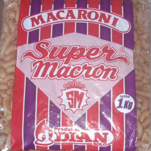 

Macaroni super macron kemasan 1kg