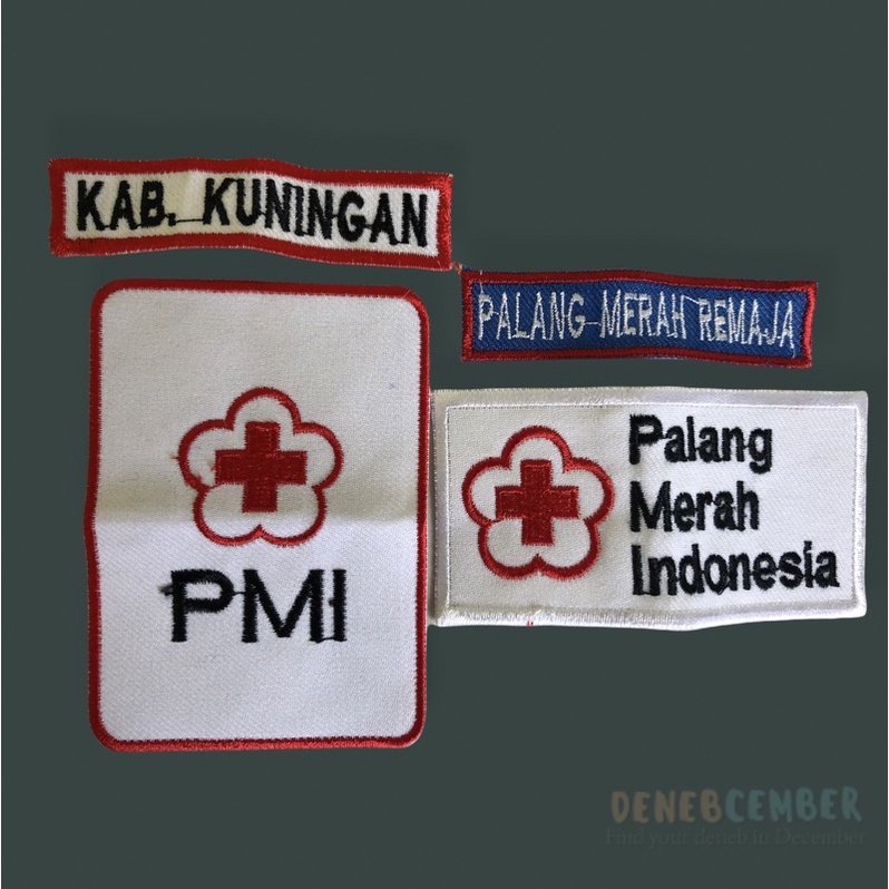 Bordir Bet PMI / Bordir Logo PMI / Bordir Bet PMR / Atribut PMI