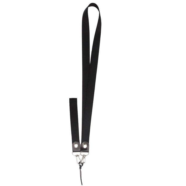 Sturdy Tali Lanyard Leher Panjang Bahan Kain Dengan Strap Pergelangan Tangan Pendek Untuk Ponsel