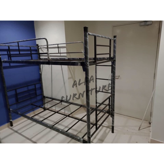 Ranjang Susun Besi Ukuran Kasur 90/90x200 Cm
