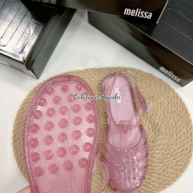 Sepatu Melissa possesion pink glitter/sepatu sandal melissa/sepatu jelly