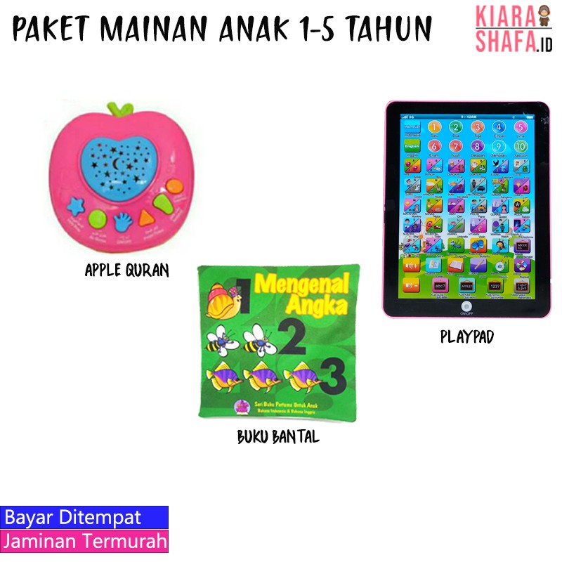 Paket Hadiah Mainan Edukasi Anak 1-5 Tahun