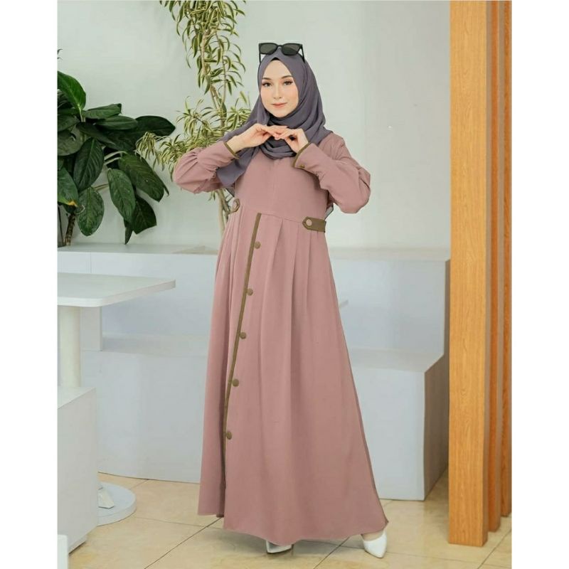MAZAYA DRESS GAMIS MUSLIM MOSCREPE