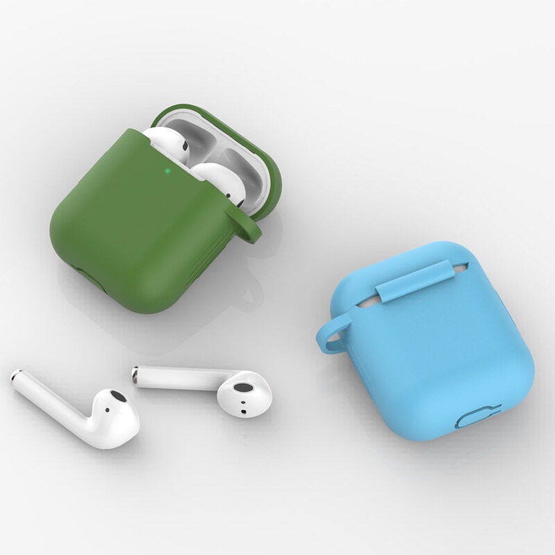 Casing Soft Case Silikon Transparan Untuk Airpods 1 / 2 / 12