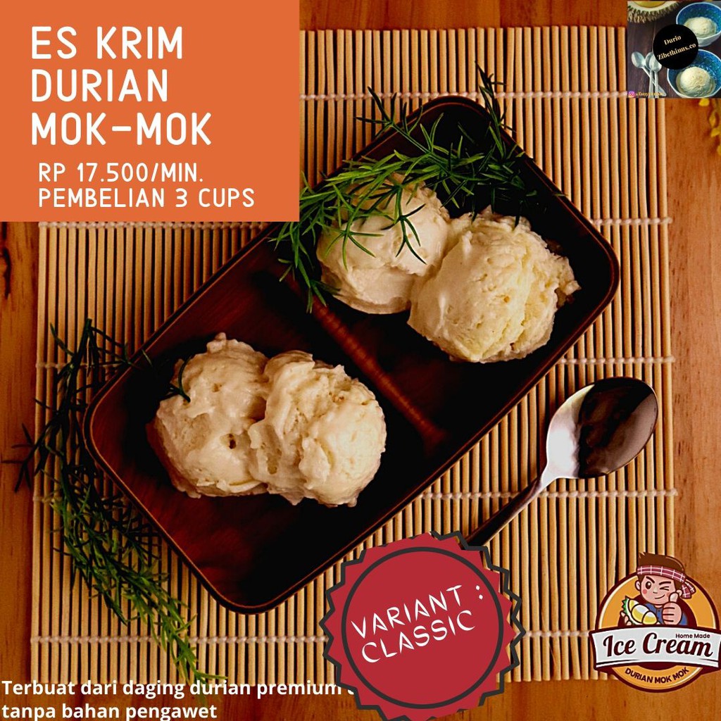 

Grosir Es Krim Durian Mok - Mok Classic