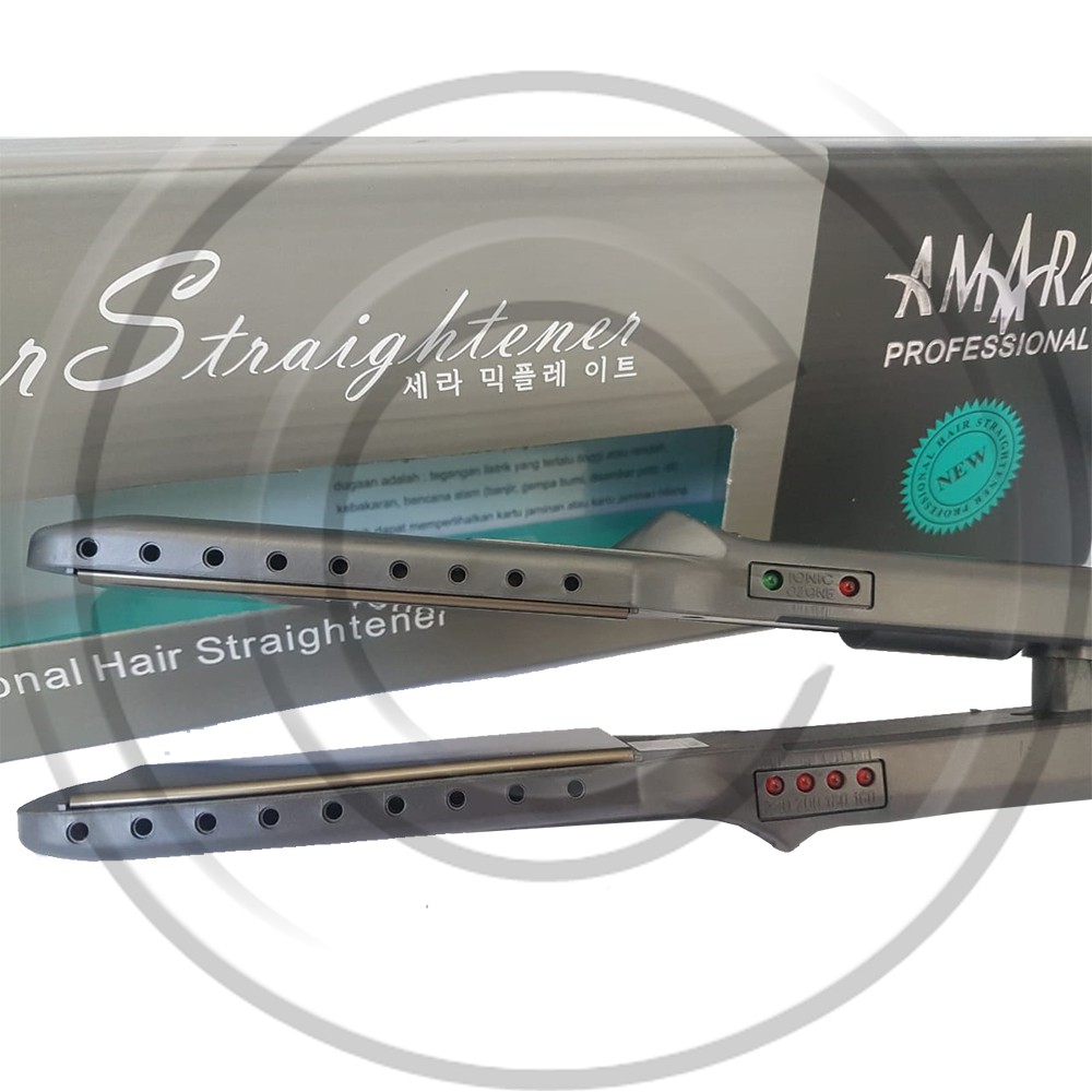 AMARA 2in1 3228 Proffesional - Catokan Rambut / Pengkeriting (Curly) / Pelurus / Hair Straightener