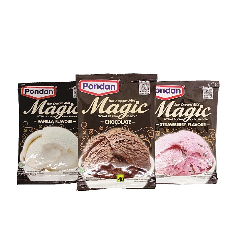 

Pondan - MAGIC Ice Cream Mix - 75gr